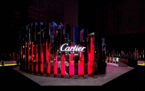 カルティエ“愛”を祝福するモニュメントが表参道交差点に、想いを反映したインタラクティブな仕掛けもコピー カルティエ“愛”を祝福するモニュメントが表参道交差点に、想いを反映したインタラクティブな仕掛けもコピー