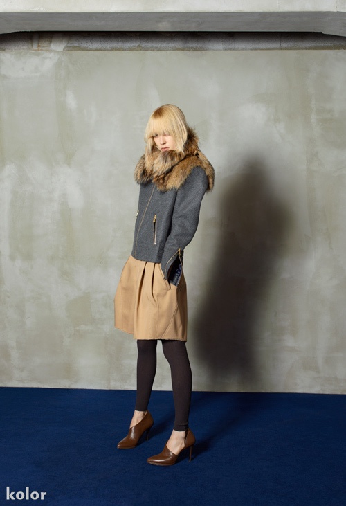 kolor(カラー) 2012-13年秋冬ウィメンズコレクション - マスキュリン＆フェミニンの絶妙なバランス感コピー
