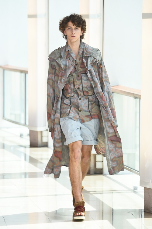 カラー(kolor) 2016年春夏メンズコレクション - 戦争に行けない戦闘服コピー