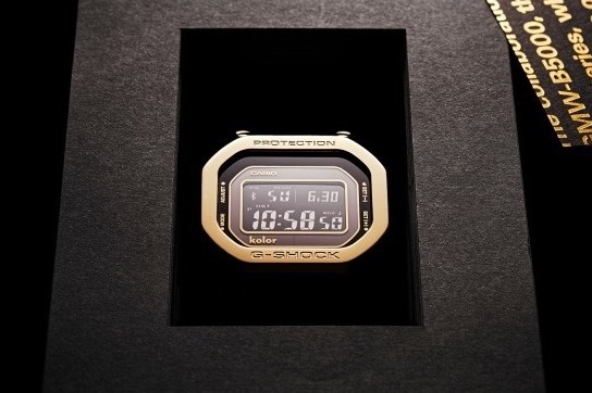 kolor×G-SHOCKのコラボウォッチ - 異素材を組み合わせ、スマホとの連携機能も