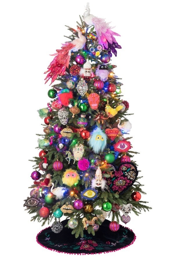 フランフランのクリスマス、ピンクのツリーや毒を効かせたスカル＆モンスターオーナメントコピー