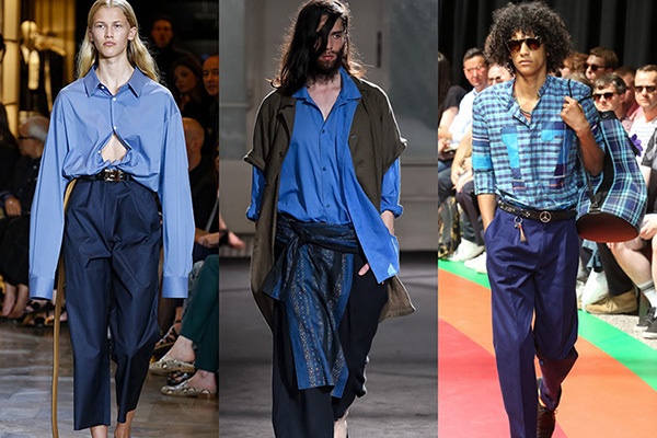 2017年春夏は“ブルー”に注目！パリ・ミラノのメンズブランドで見るシャツやアウターの着こなし