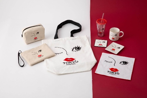 フランフラン×キストーキョーのコラボアイテム、“キスマーク”モチーフのトートやポーチなどコピー