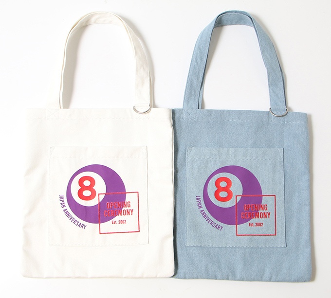 オープニングセレモニー日本上陸8周年“ビリヤードボール”プリントのバッグやTシャツ＆復刻ロゴトートコピー