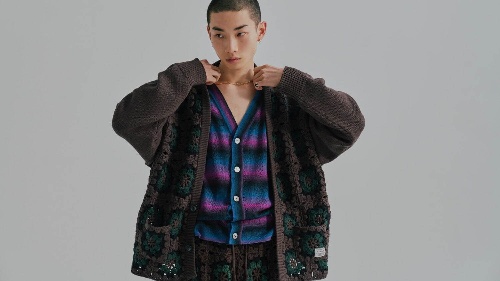 ジエダ“花柄”モチーフのクロシェ編みカーディガン、エレファントトライバルファブリックスとコラボコピー ジエダ“花柄”モチーフのクロシェ編みカーディガン、エレファントトライバルファブリックスとコラボコピー